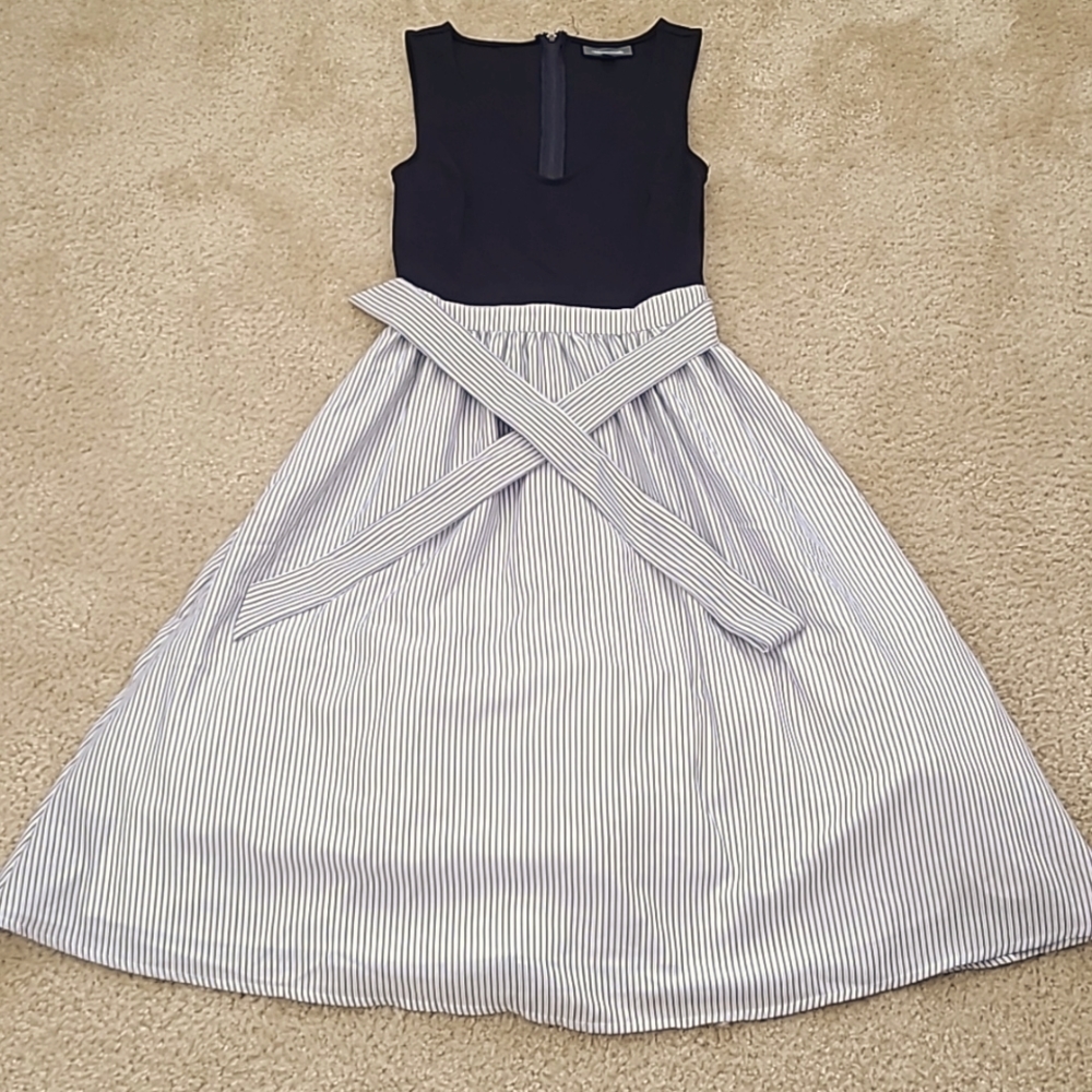 Navy Striped Modcloth Dress